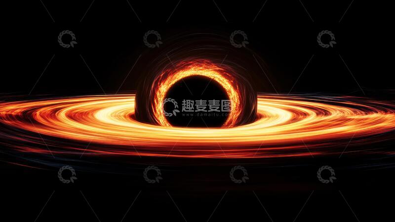 高清大图下载【趣麦麦图】旋转黑洞宇宙旋涡漩涡