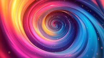 炫彩漩涡梦幻漩涡彩色