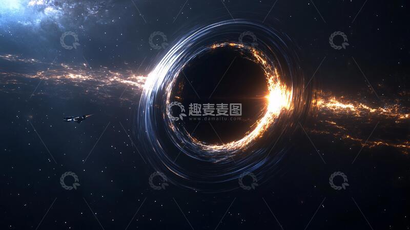 高清大图下载【趣麦麦图】科技黑洞宇宙背景视觉