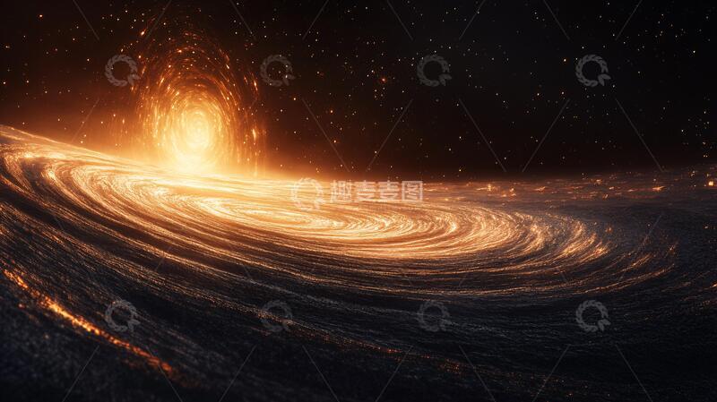 高清大图下载【趣麦麦图】宇宙漩涡会议背景15