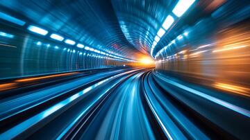 动感的地铁隧道1