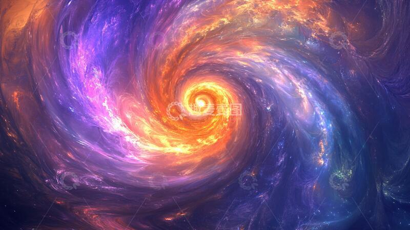 高清大图下载【趣麦麦图】漩涡星云宇宙