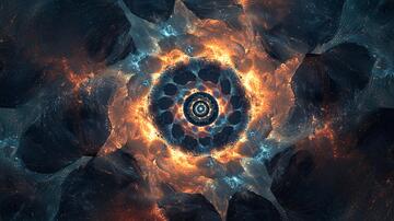 万花筒效果效果花瓶图案