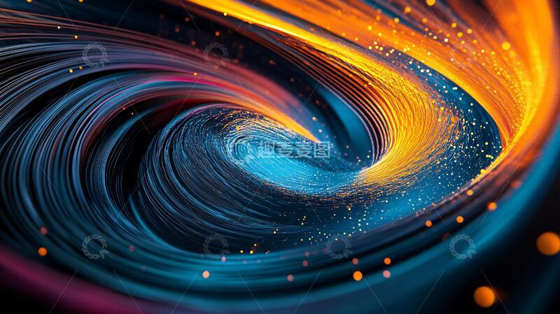 高清大图下载【趣麦麦图】宇宙漩涡会议背景4