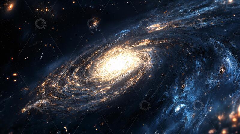 高清大图下载【趣麦麦图】大设计旋星系1