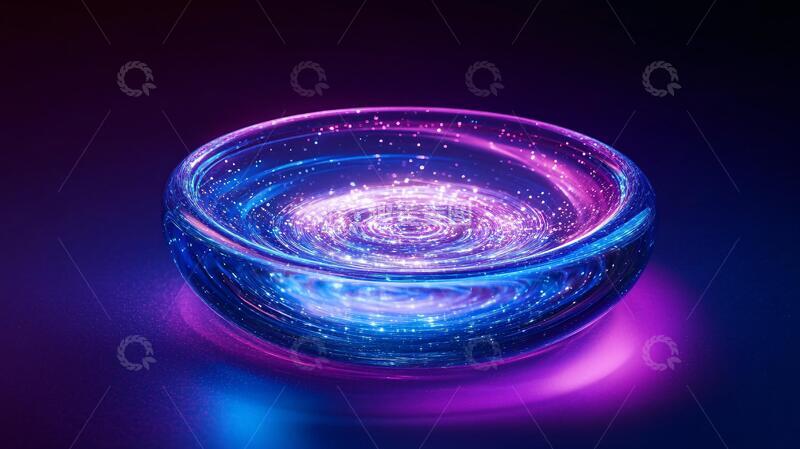 高清大图下载【趣麦麦图】科技感水晶球1