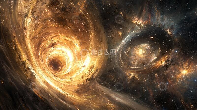 高清大图下载【趣麦麦图】宇宙漩涡会议背景11