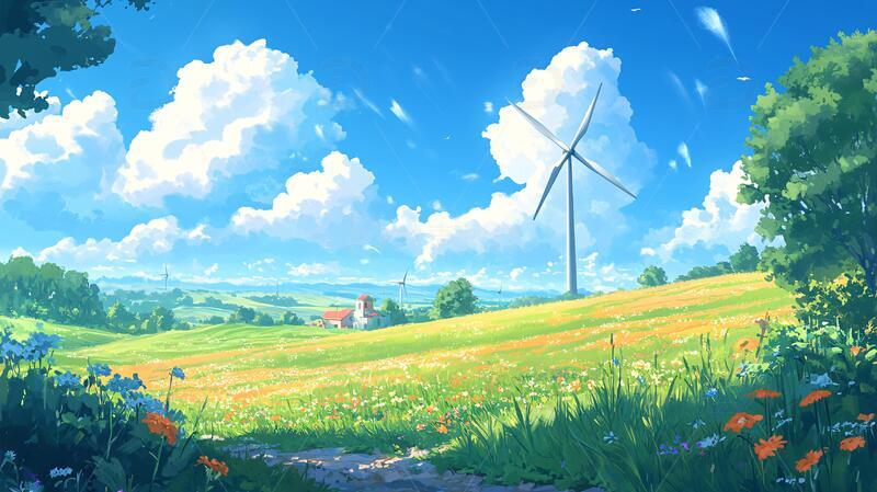 高清大图下载【趣麦麦图】郊外的美景凉爽的风4