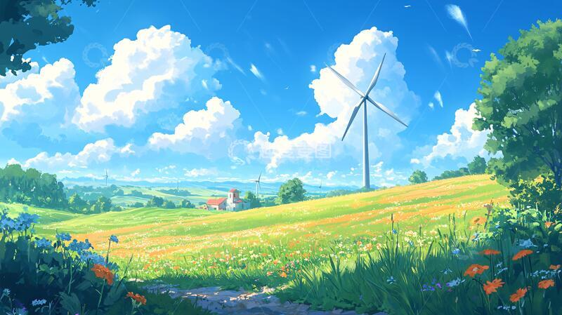 高清大图下载【趣麦麦图】郊外的美景凉爽的风4