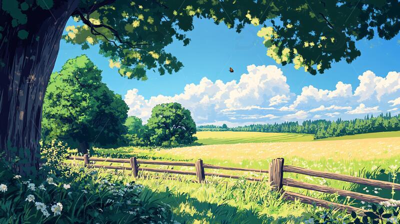 高清大图下载【趣麦麦图】唯美农村场景46