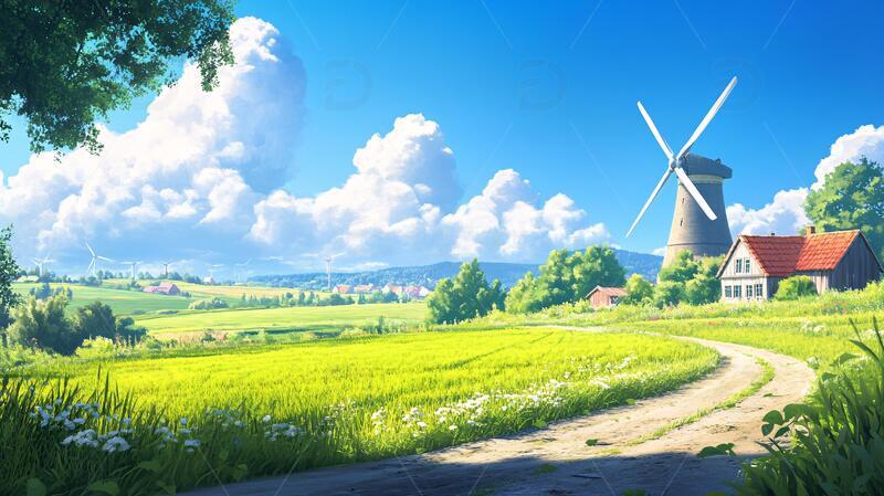 高清大图下载【趣麦麦图】唯美农村场景45