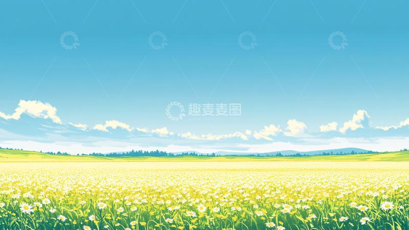高清大图下载【趣麦麦图】超宽幅田园景色30