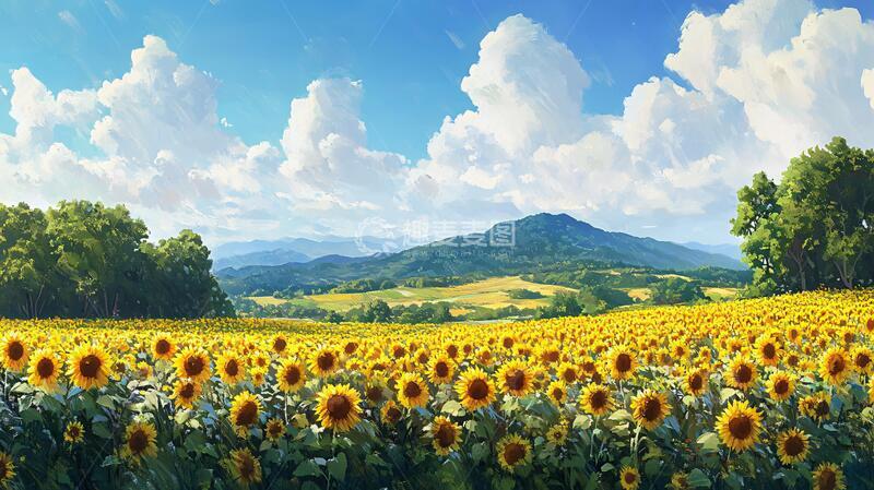 高清大图下载【趣麦麦图】超宽幅田园景色34
