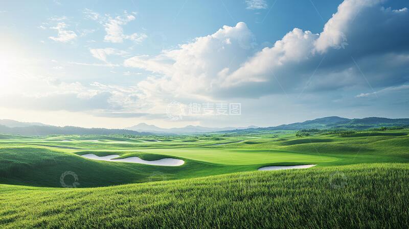 高清大图下载【趣麦麦图】高清唯美草原背景1