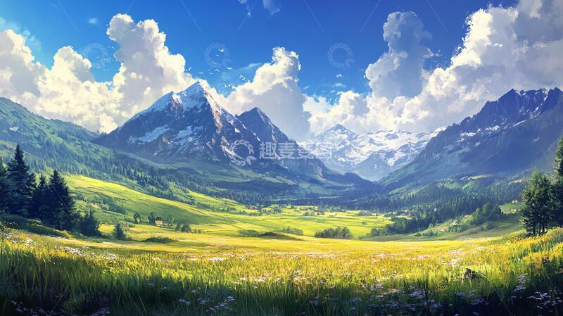 高清大图下载【趣麦麦图】宽屏风景画宽幅壁纸巨幅