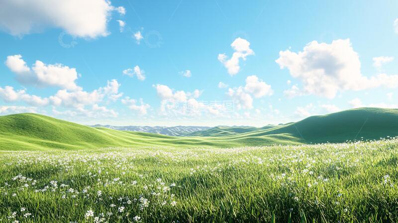 高清大图下载【趣麦麦图】宽幅草原风景