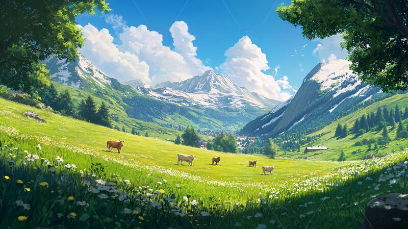 高清大图下载【趣麦麦图】唯美农村场景39