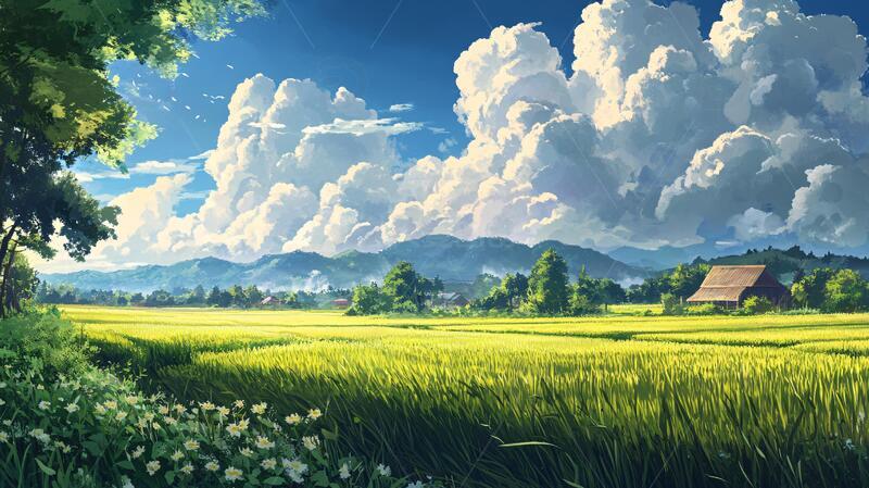 高清大图下载【趣麦麦图】唯美农村场景40