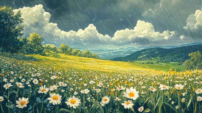 高清大图下载【趣麦麦图】宽屏风景画场景美景梦幻