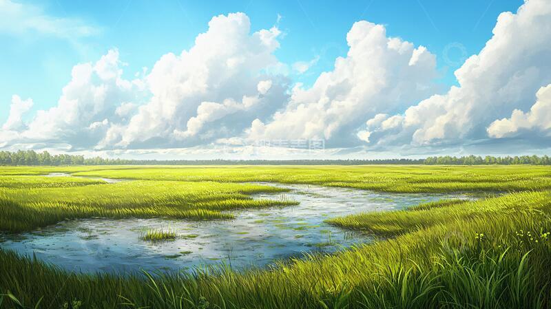 高清大图下载【趣麦麦图】超宽幅田园景色17