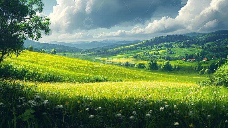 高清大图下载【趣麦麦图】田园风景壁纸1