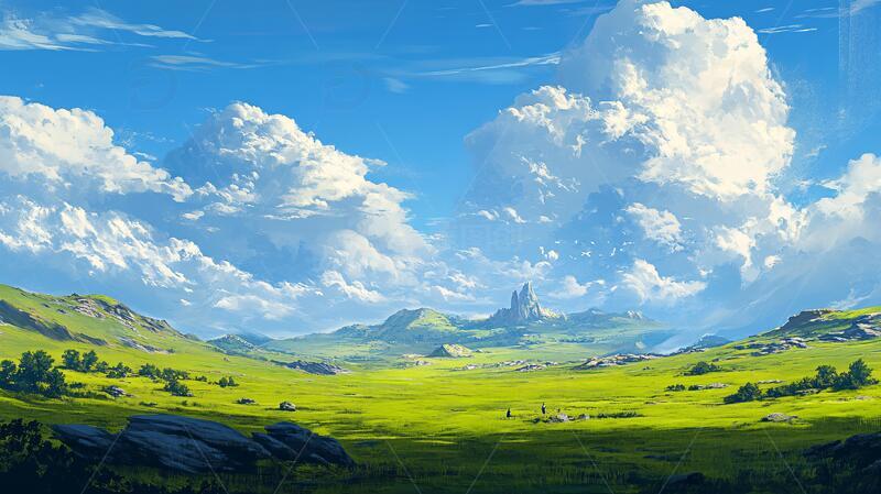 高清大图下载【趣麦麦图】风景原画场景原画动漫