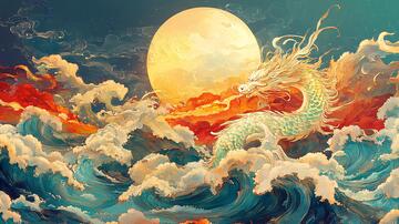 龙年系列包装插画1