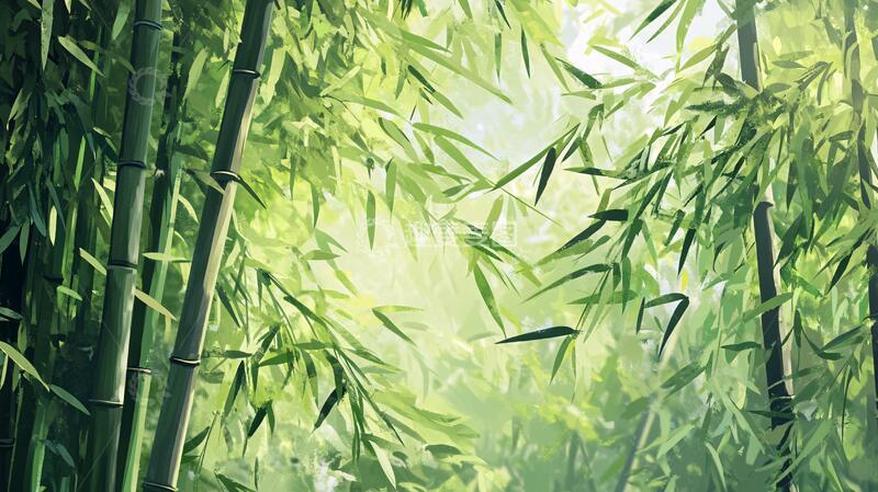 高清大图下载【趣麦麦图】竹林艺术壁纸8