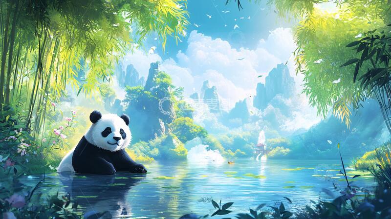 高清大图下载【趣麦麦图】功夫熊猫插画2