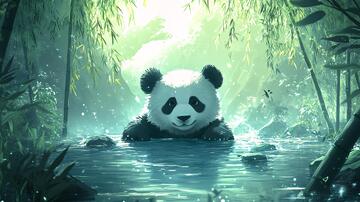 熊猫绘本插图插画1