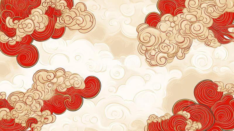 高清大图下载【趣麦麦图】宋代云图高端云纹装饰5