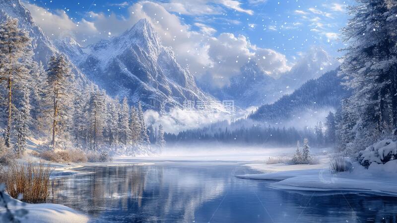 高清大图下载【趣麦麦图】冬日雪景壁纸7