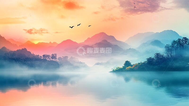 高清大图下载【趣麦麦图】大气高清意境山水14