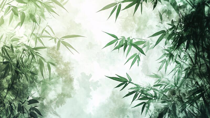 高清大图下载【趣麦麦图】唯美竹影竹韵26