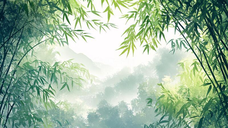 高清大图下载【趣麦麦图】唯美竹影竹韵27