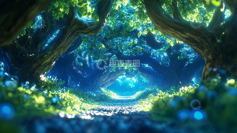 高清大图下载【趣麦麦图】大树梦幻森林3