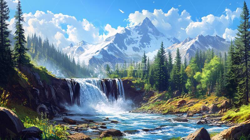 高清大图下载【趣麦麦图】风景原画壁纸宽幅原画