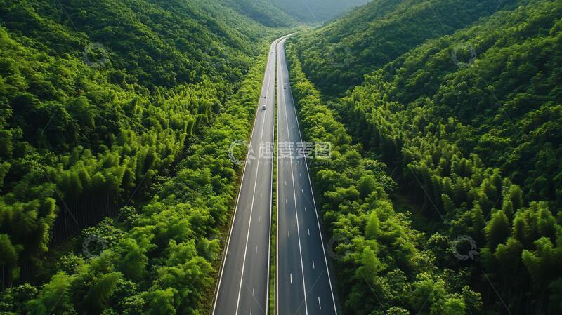 高清大图下载【趣麦麦图】航拍百里竹海