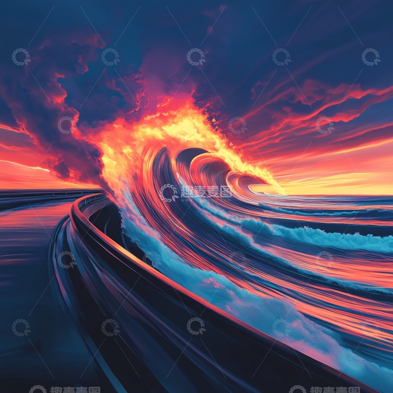 高清大图下载【趣麦麦图】动感高速路