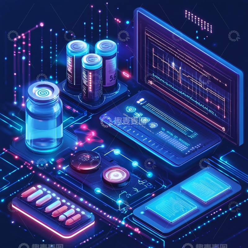 高清大图下载【趣麦麦图】科技设计