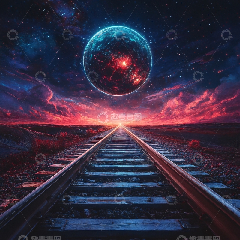 高清大图下载【趣麦麦图】宇宙星宇道路2