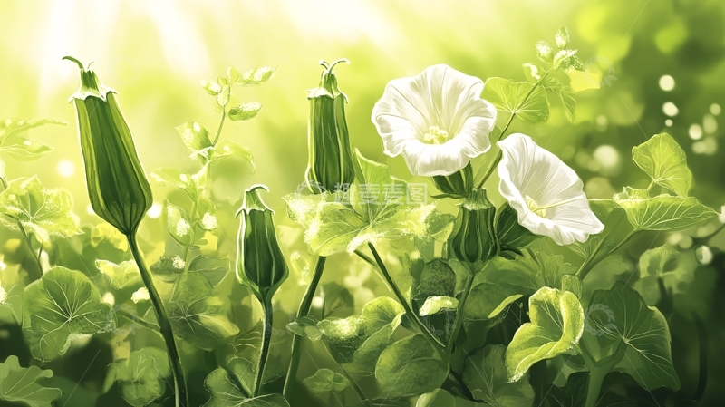 高清大图下载【趣麦麦图】马蹄莲壁纸1