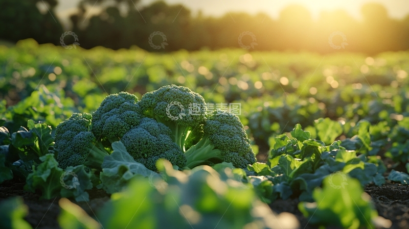高清大图下载【趣麦麦图】西兰花农场实拍