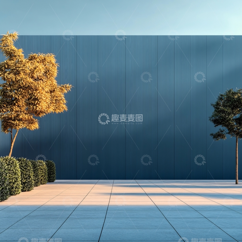 高清大图下载【趣麦麦图】现代院墙1