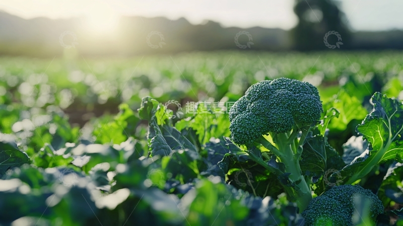 高清大图下载【趣麦麦图】花椰菜田地