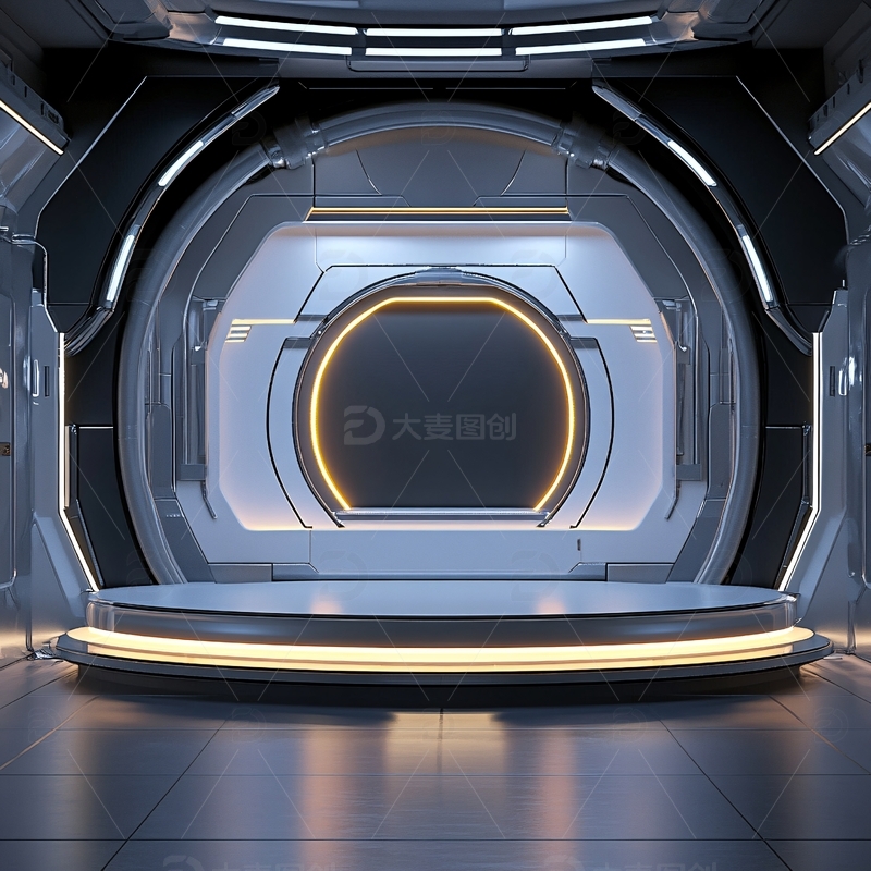 高清大图下载【趣麦麦图】宇宙飞船大厅