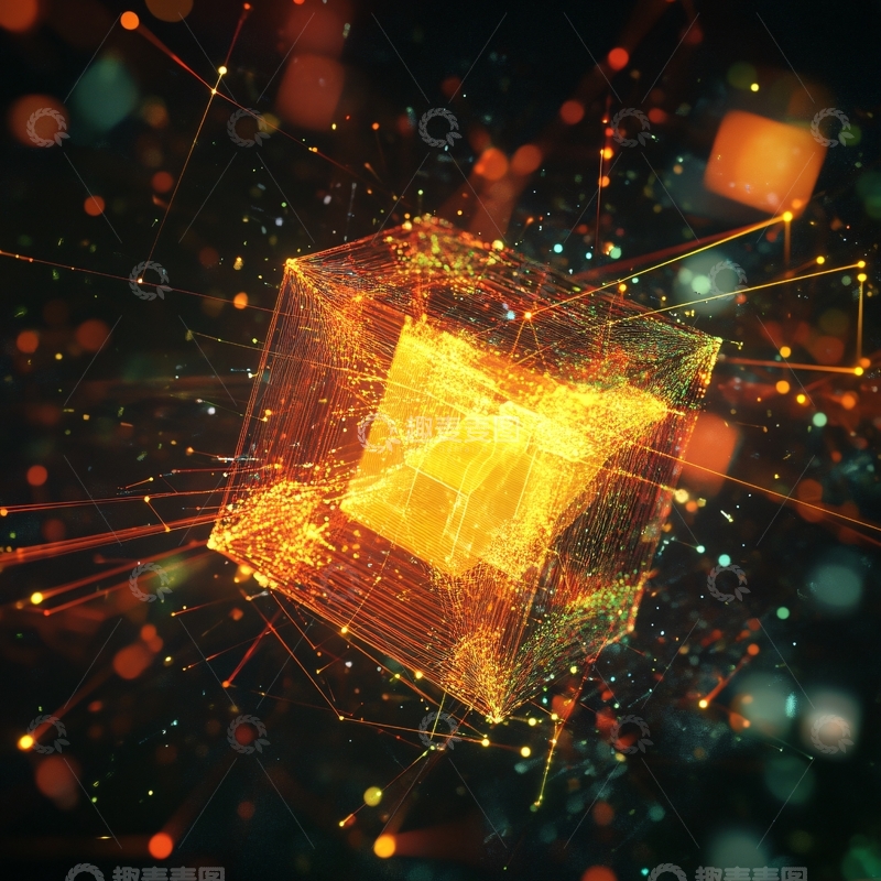 高清大图下载【趣麦麦图】科技魔方
