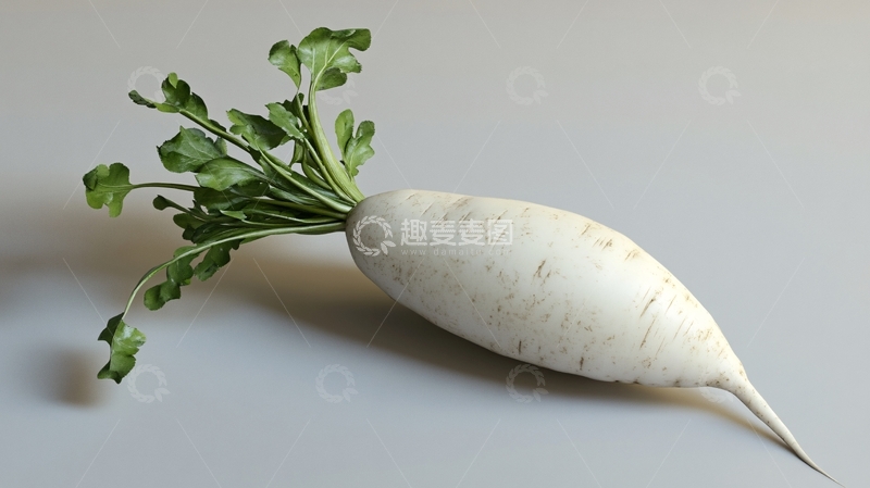 高清大图下载【趣麦麦图】白萝卜素材