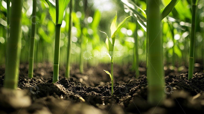高清大图下载【趣麦麦图】电脑壁纸小苗秧16