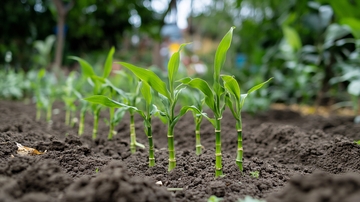 竹笋生长土壤新鲜